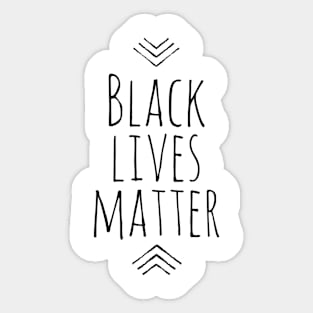 Black lives matter Sticker